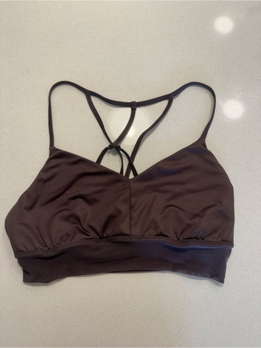 Alo Brown Strappy Bralette